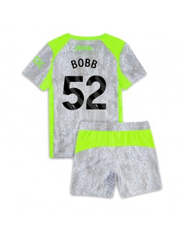 Manchester City Oscar Bobb #52 Replika Tredje Kläder Barn 2025-26 Kortärmad (+ byxor)